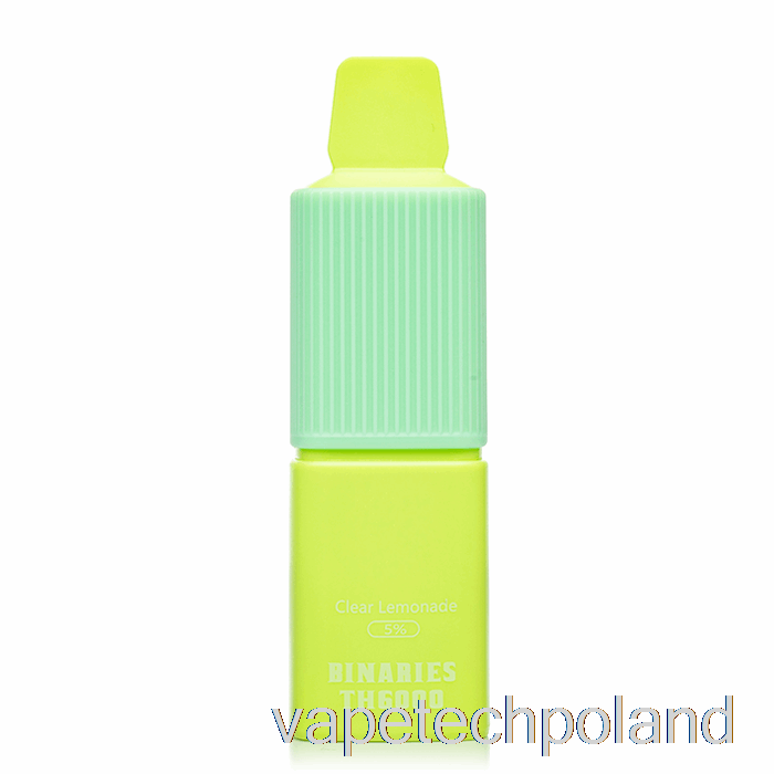 Jednorazowa Przezroczysta Lemoniada Vape Tech Polska Horizon Binaries Th6000